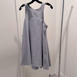 Pale blue dress